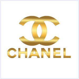 100 Stickers Gold CH Square 2"